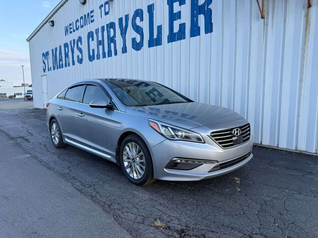 Gray 2015 Hyundai Sonata Limited for sale in Saint Marys, OH