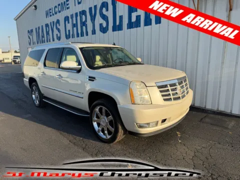 White 2007 Cadillac Escalade ESV for sale in Saint Marys, OH