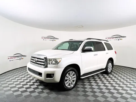 Another view of 2015 Toyota Sequoia Platinum for sale in Saint Marys, OH at St. Marys CDJR