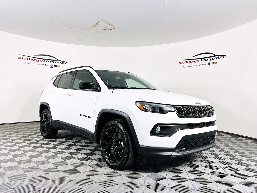 White 2026 Jeep Compass Latitude for sale in Saint Marys, OH