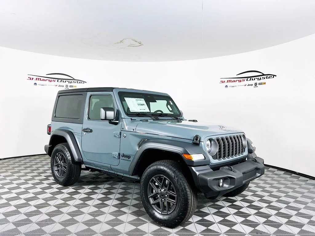 Gray 2026 Jeep Wrangler Sport S for sale in Saint Marys, OH