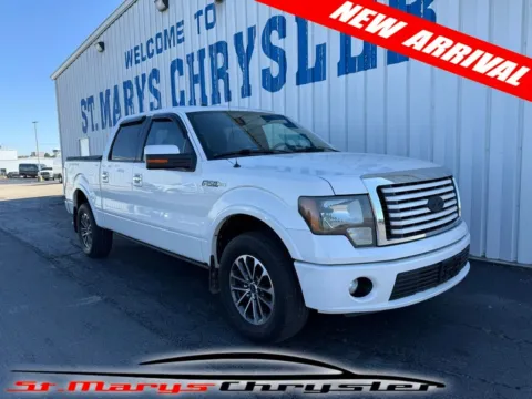 White 2011 Ford F-150 Lariat Limited for sale in Saint Marys, OH