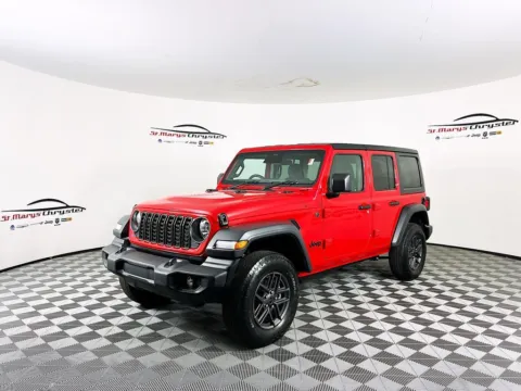 Red 2026 Jeep Wrangler Sport for sale in Saint Marys, OH