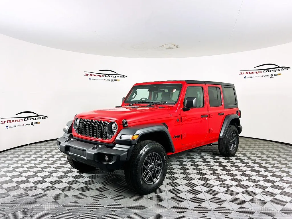 Red 2026 Jeep Wrangler Sport for sale in Saint Marys, OH