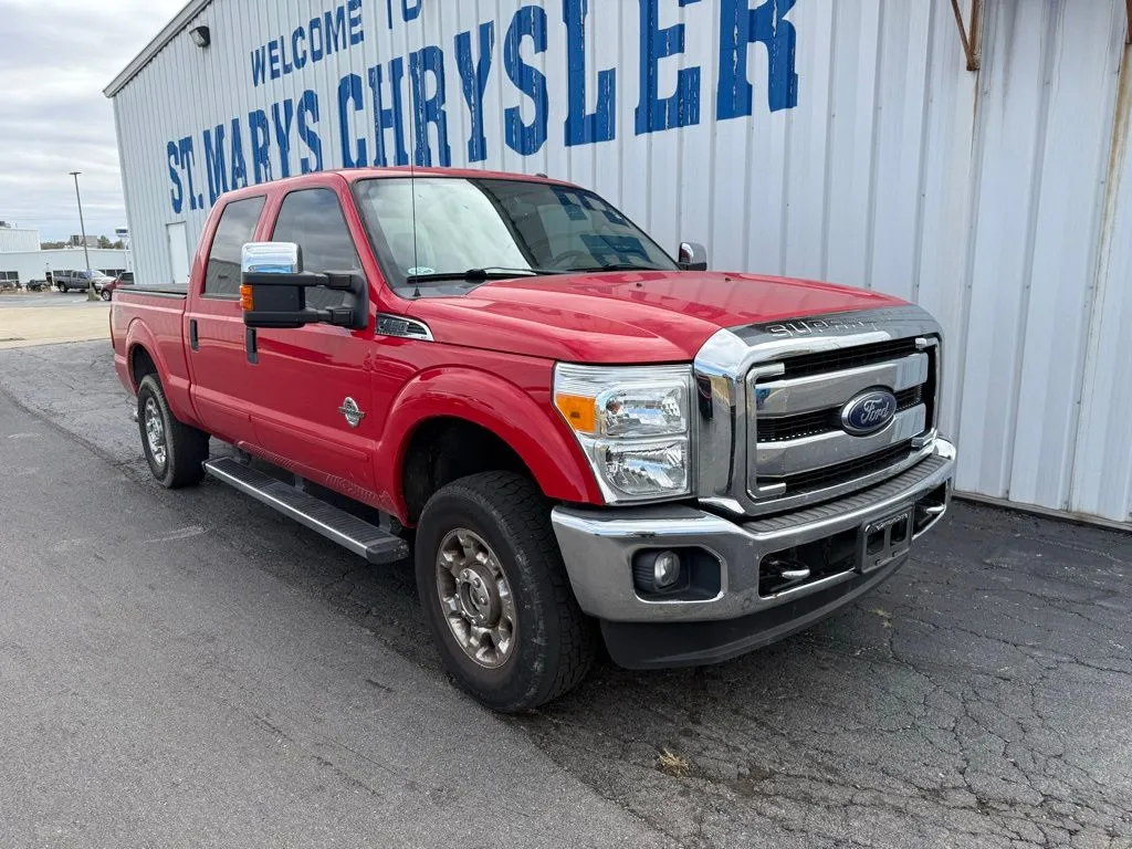 Red 2014 Ford F-250SD XLT for sale in Saint Marys, OH