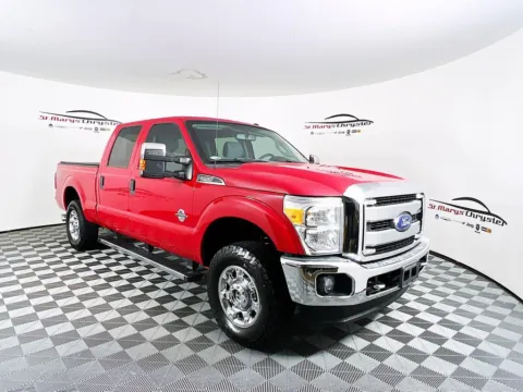 Red 2014 Ford F-250SD XLT for sale in Saint Marys, OH