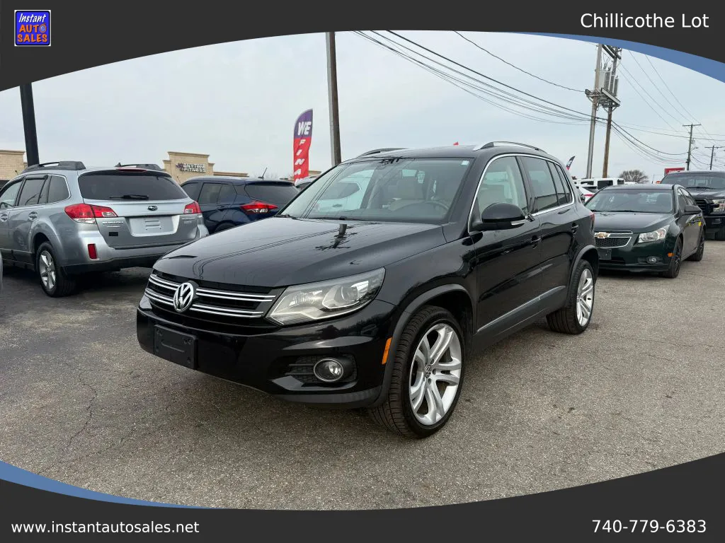Black 2016 Volkswagen Tiguan 2.0T SEL 4Motion Sport Utility 4D for sale in Chillicothe, OH