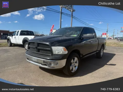 Black 2012 Ram 1500 Quad Cab Big Horn Pickup 4D 6 1/3 ft for sale in Chillicothe, OH