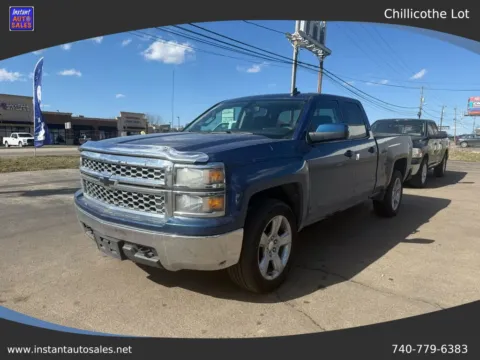Blue 2015 Chevrolet Silverado 1500 Double Cab LT Pickup 4D 6 1/2 ft for sale in Chillicothe, OH