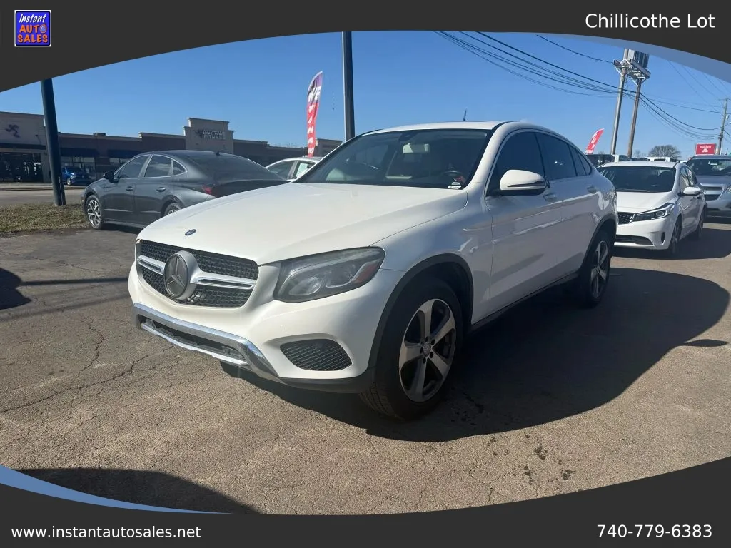 White 2017 Mercedes-Benz GLC Coupe GLC 300 4MATIC Sport Utility 4D for sale in Chillicothe, OH