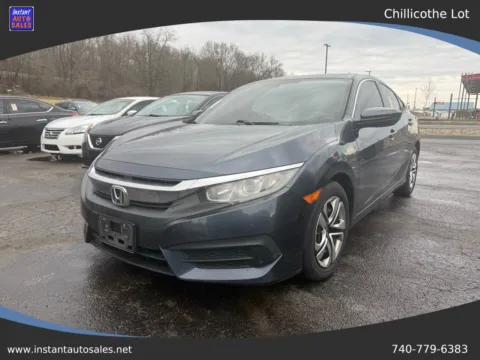 Black 2016 Honda Civic LX Sedan 4D for sale in Chillicothe, OH