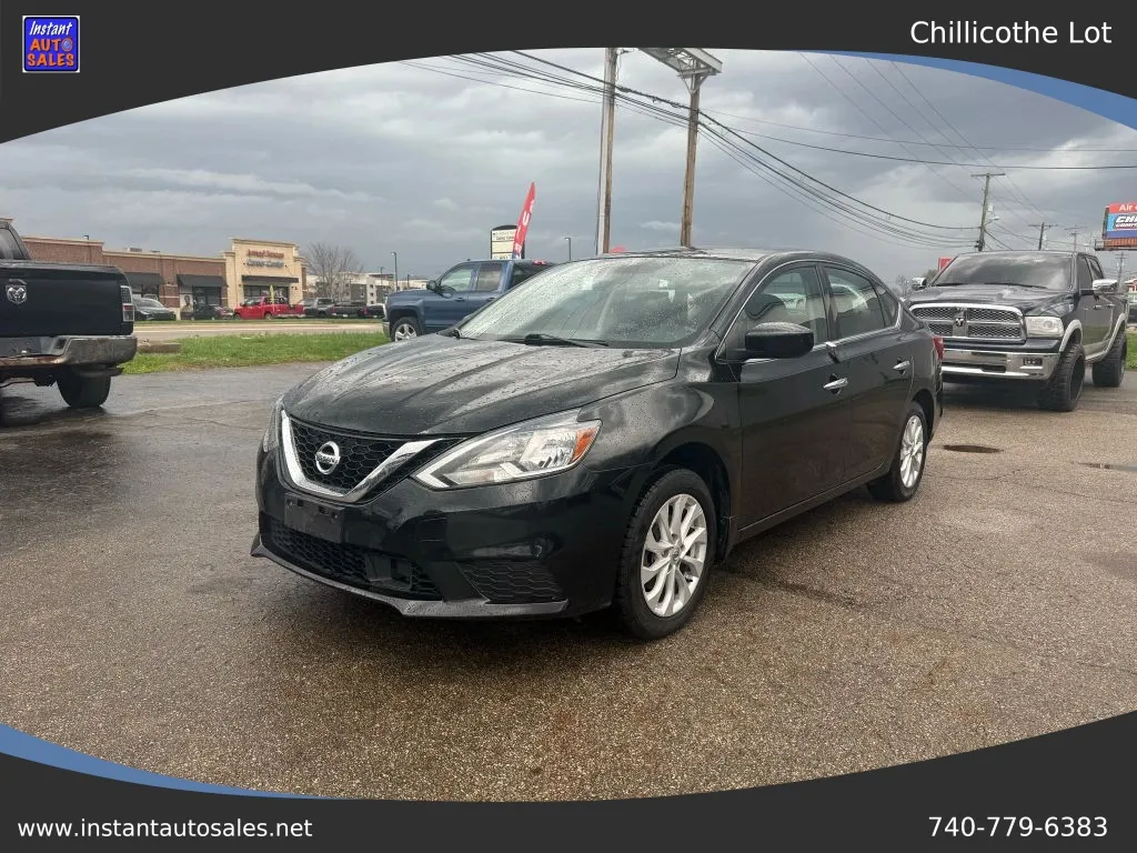 Black 2019 Nissan Sentra SV Sedan 4D for sale in Chillicothe, OH