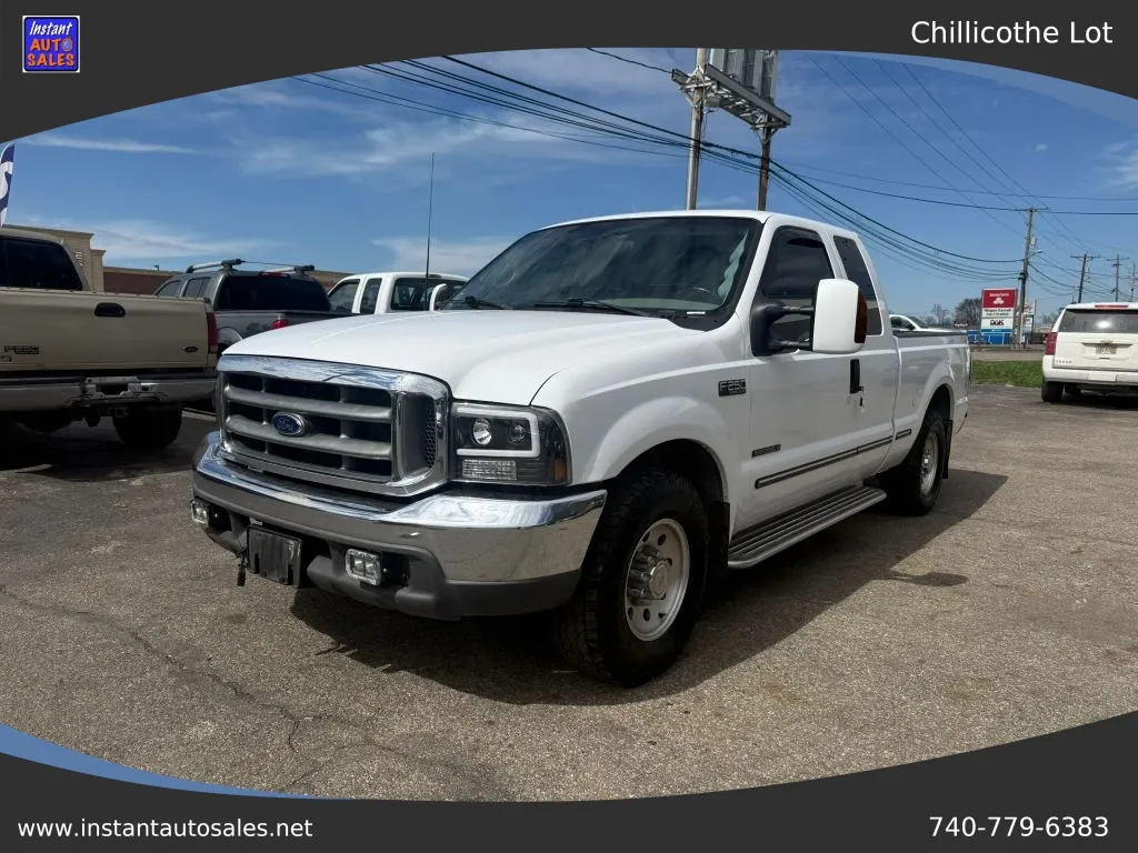 White 1999 Ford F250 Super Duty Super Cab Long Bed for sale in Chillicothe, OH