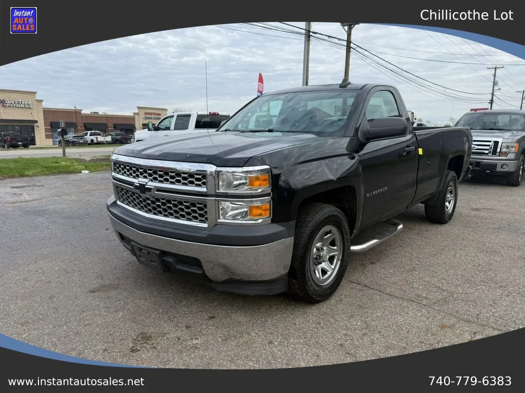 Black 2015 Chevrolet Silverado 1500 Regular Cab LS Pickup 2D 8 ft for sale in Chillicothe, OH