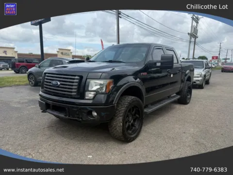 Black 2012 Ford F-150 SuperCrew Cab FX4 Pickup 4D 5 1/2 ft for sale in Chillicothe, OH