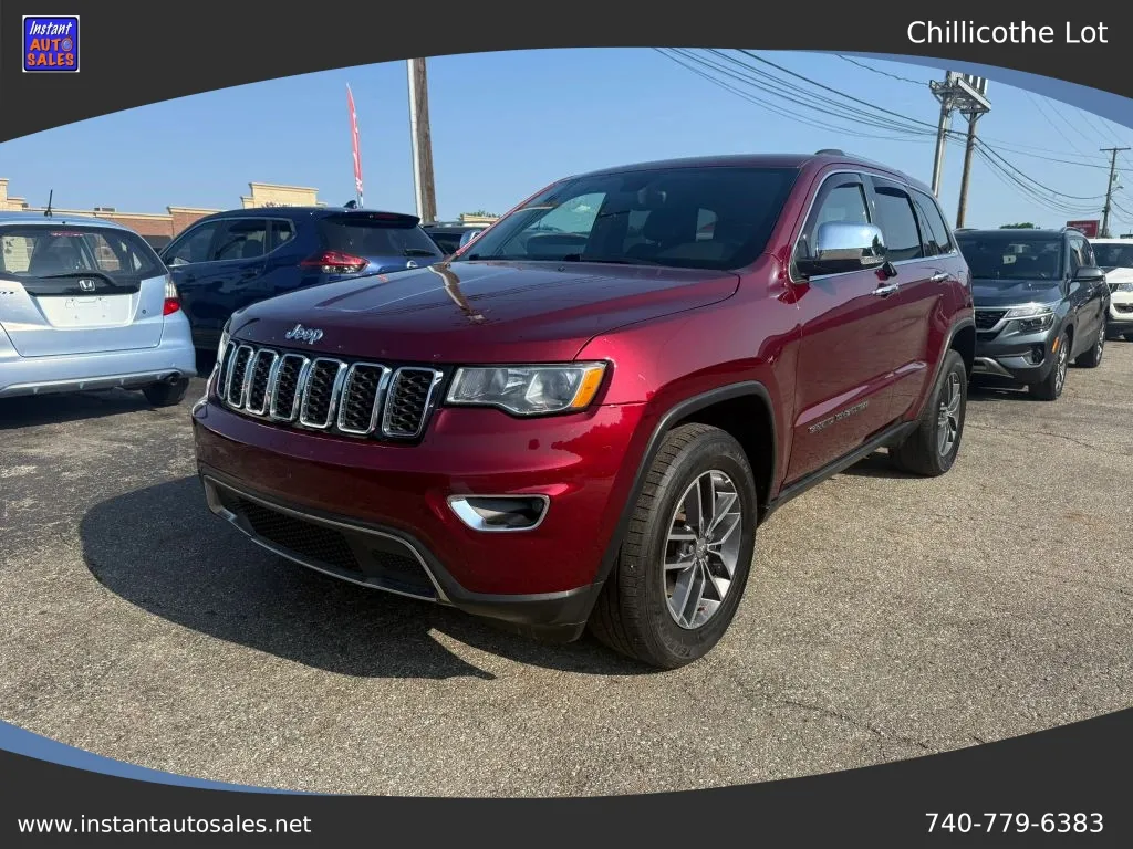 Red 2017 Jeep Grand Cherokee Limited Sport Utility 4D for sale in Chillicothe, OH
