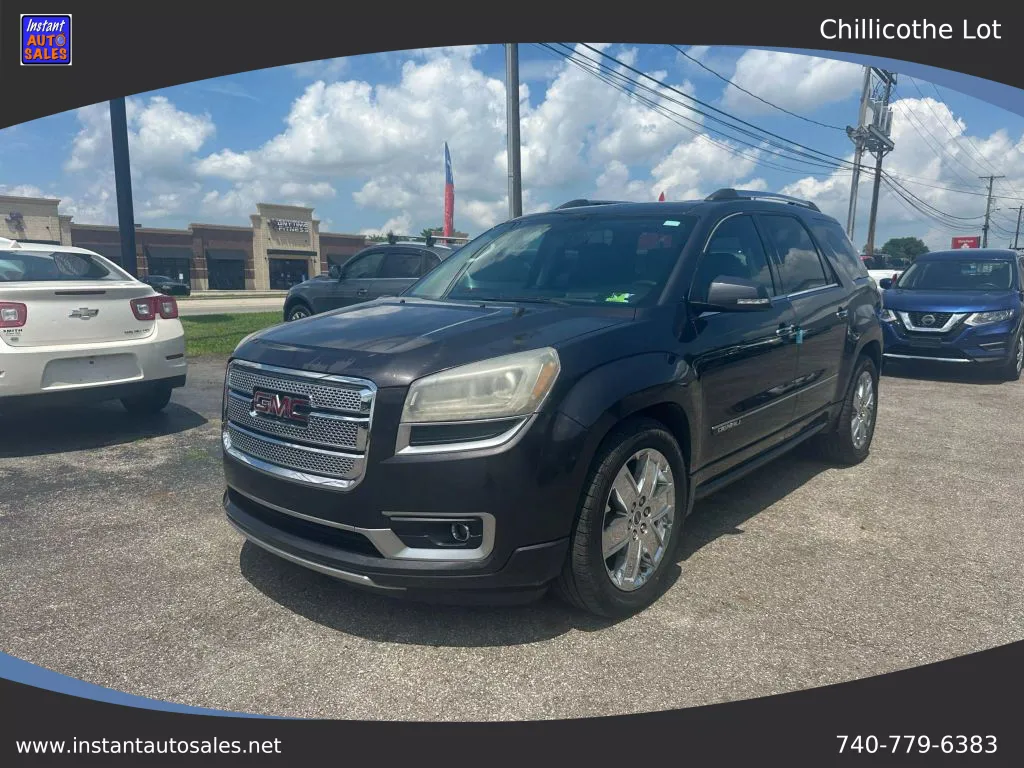Black 2013 GMC Acadia Denali Sport Utility 4D for sale in Chillicothe, OH