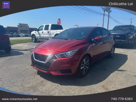 Red 2021 Nissan Versa SV Sedan 4D for sale in Chillicothe, OH
