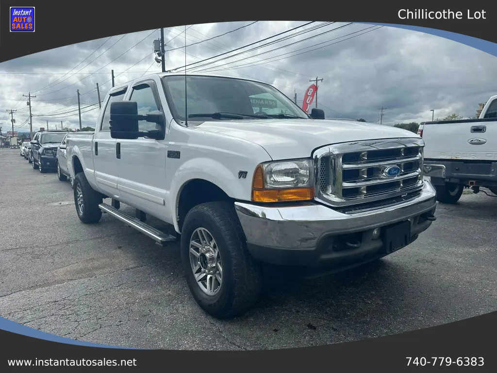 White 2001 Ford F350 Super Duty Crew Cab Long Bed for sale in Chillicothe, OH