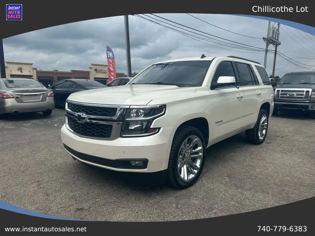 White 2015 Chevrolet Tahoe LT Sport Utility 4D for sale in Chillicothe, OH