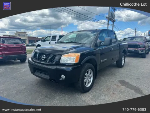 Black 2012 Nissan Titan Crew Cab PRO-4X Pickup 4D 5 1/2 ft for sale in Chillicothe, OH