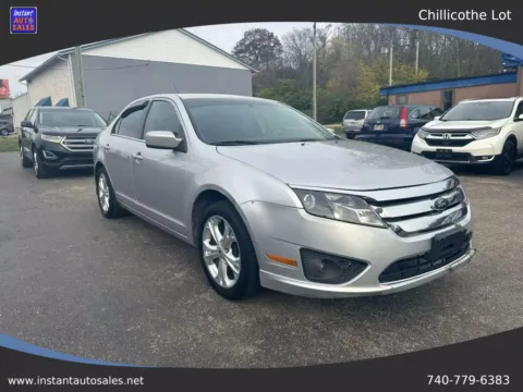 Blue 2012 Ford Fusion SE Sedan 4D for sale in Chillicothe, OH