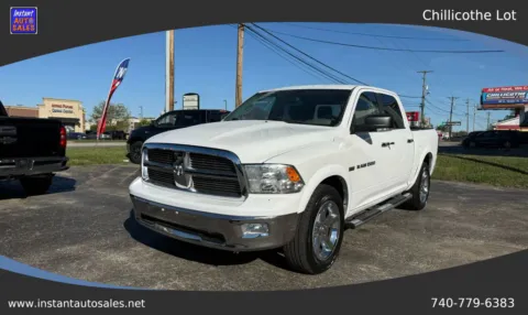 White 2012 Ram 1500 Crew Cab Big Horn Pickup 4D 5 1/2 ft for sale in Chillicothe, OH