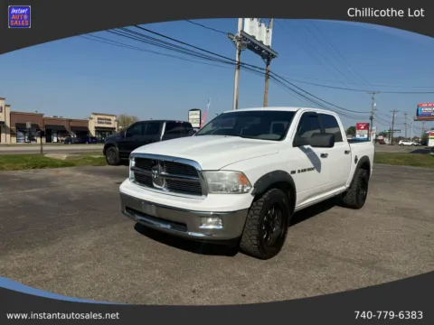 White 2012 Ram 1500 Crew Cab SLT Pickup 4D 5 1/2 ft for sale in Chillicothe, OH