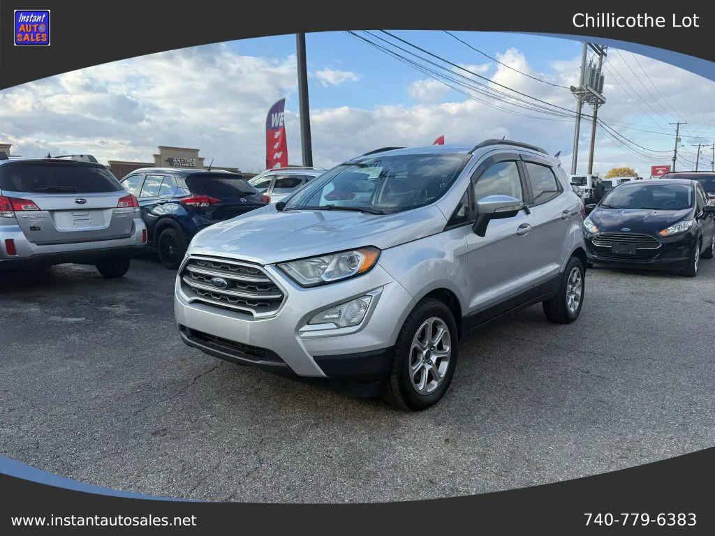 Silver 2019 Ford EcoSport SE Sport Utility 4D for sale in Chillicothe, OH