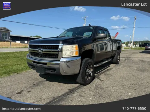 Black 2008 Chevrolet Silverado 2500 HD Extended Cab Work Truck Pickup 4D 6 1/2 ft for sale in Lancaster, OH