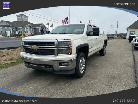 White 2014 Chevrolet Silverado 1500 Crew Cab Z71 LTZ Pickup 4D 6 1/2 ft for sale in Lancaster, OH