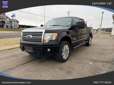 Black 2011 Ford F-150 SuperCrew Cab Platinum Pickup 4D 5 1/2 ft for sale in Lancaster, OH