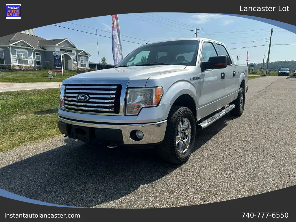 Silver 2012 Ford F-150 SuperCrew Cab XLT Pickup 4D 5 1/2 ft for sale in Lancaster, OH