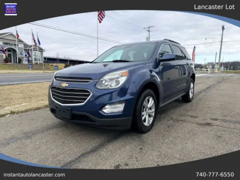 Blue 2016 Chevrolet Equinox LT Sport Utility 4D for sale in Lancaster, OH