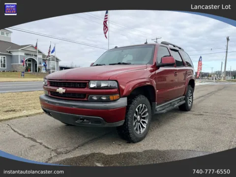 Red 2003 Chevrolet Tahoe LT Sport Utility 4D for sale in Lancaster, OH