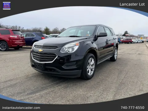Black 2017 Chevrolet Equinox LS Sport Utility 4D for sale in Lancaster, OH