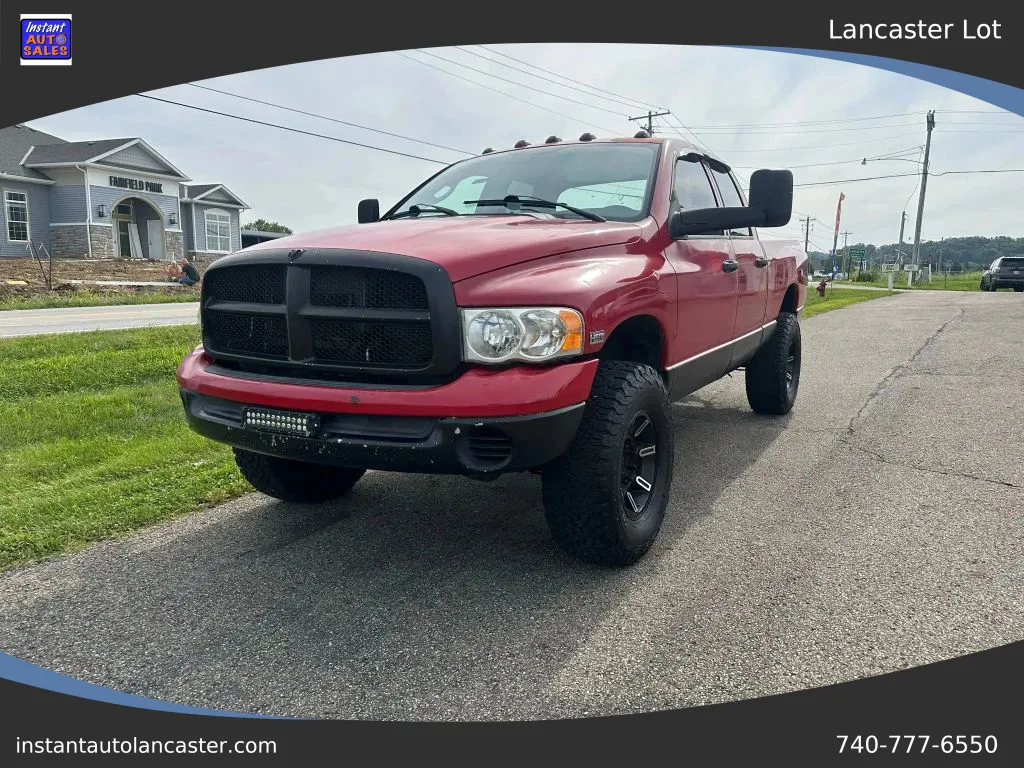 Red 2005 Dodge Ram 2500 Quad Cab SLT Pickup 4D 6 1/4 ft for sale in Lancaster, OH