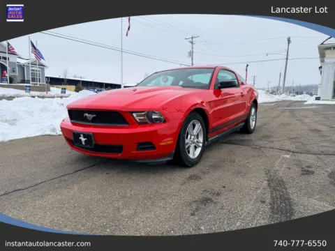 Red 2010 Ford Mustang Coupe 2D for sale in Lancaster, OH