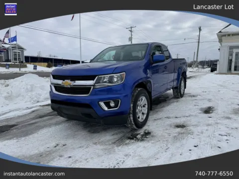 Blue 2018 Chevrolet Colorado Extended Cab LT Pickup 2D 6 ft for sale in Lancaster, OH