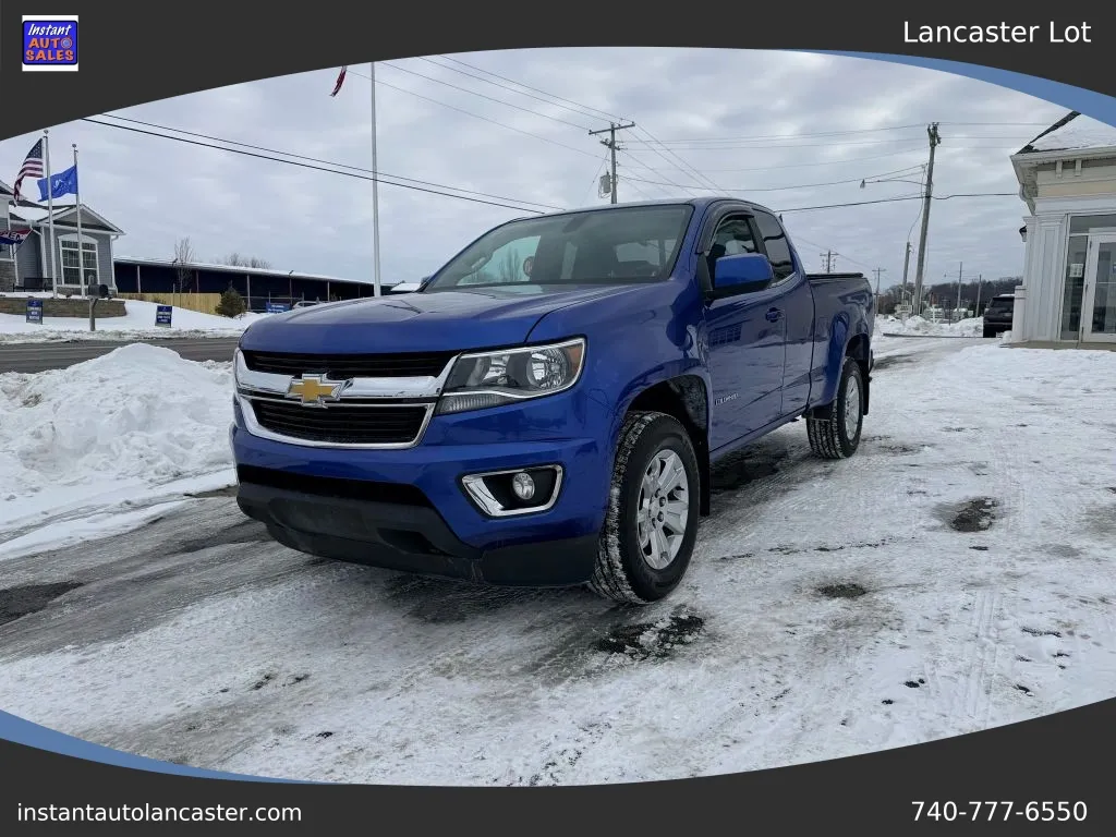Blue 2018 Chevrolet Colorado Extended Cab LT Pickup 2D 6 ft for sale in Lancaster, OH