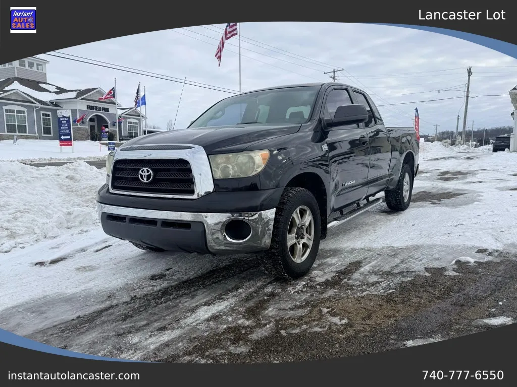 Black 2007 Toyota Tundra Double Cab SR5 Pickup 4D 6 1/2 ft for sale in Lancaster, OH