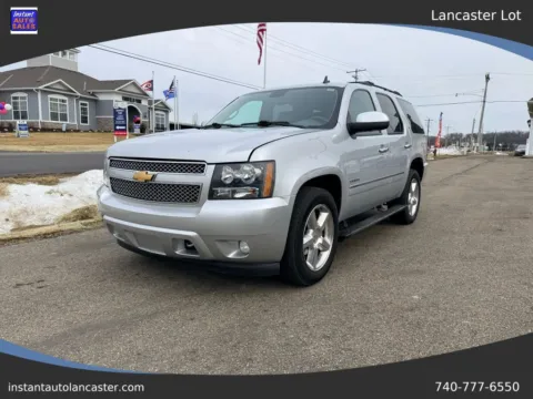 Silver 2013 Chevrolet Tahoe LTZ Sport Utility 4D for sale in Lancaster, OH