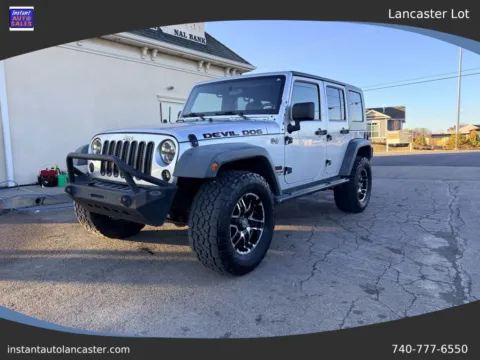 Silver 2008 Jeep Wrangler Unlimited Rubicon Sport Utility 4D for sale in Lancaster, OH