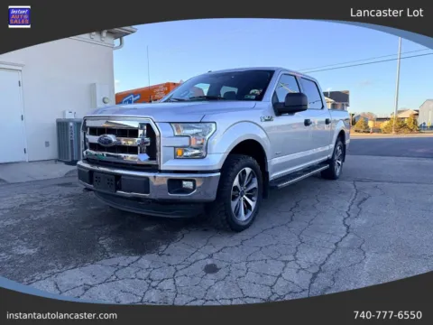 Silver 2016 Ford F-150 SuperCrew Cab XLT Pickup 4D 5 1/2 ft for sale in Lancaster, OH