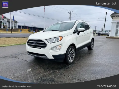 White 2020 Ford EcoSport Titanium Sport Utility 4D for sale in Lancaster, OH