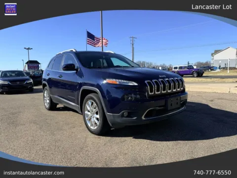 Blue 2015 Jeep Cherokee Limited Sport Utility 4D for sale in Lancaster, OH