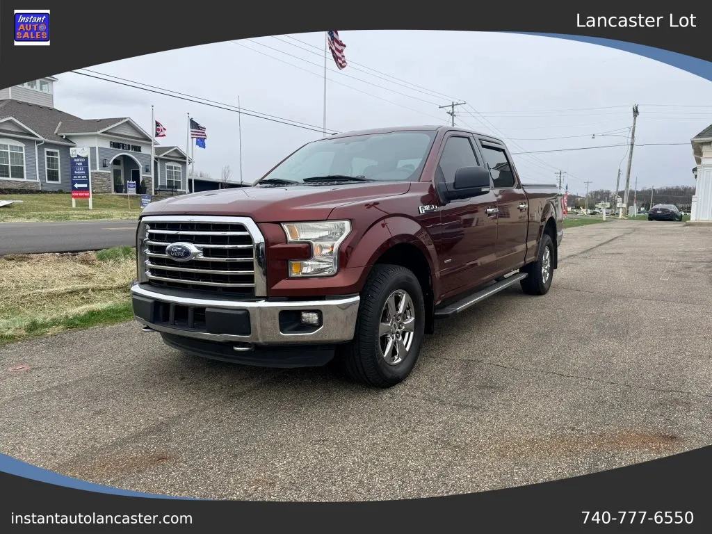 Red 2015 Ford F-150 SuperCrew Cab XLT Pickup 4D 6 1/2 ft for sale in Lancaster, OH