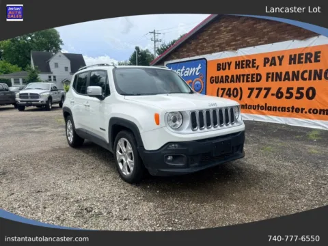 White 2017 Jeep Renegade Limited Sport Utility 4D for sale in Lancaster, OH