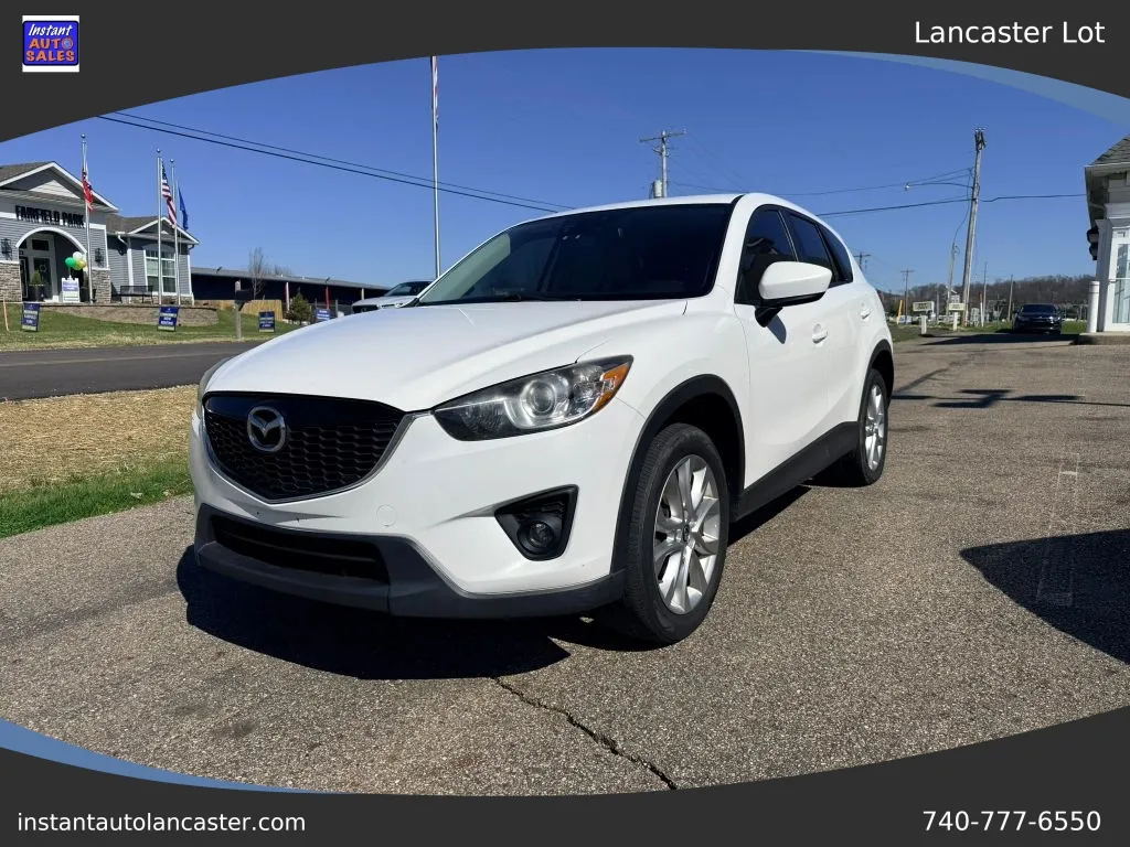 White 2015 MAZDA CX-5 Grand Touring Sport Utility 4D for sale in Lancaster, OH