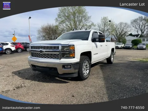 White 2015 Chevrolet Silverado 1500 Double Cab LT Pickup 4D 6 1/2 ft for sale in Lancaster, OH